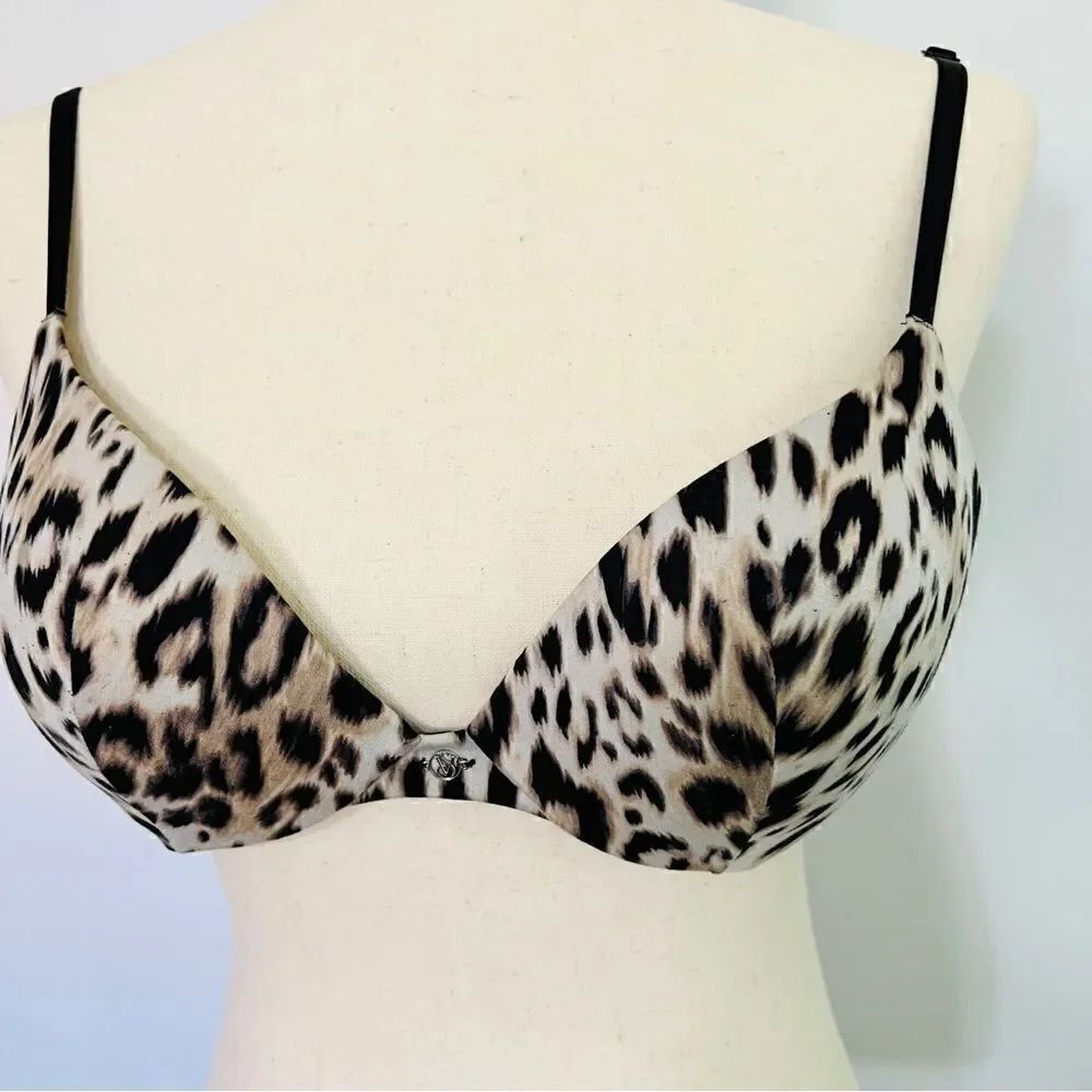 Victoria’s Secret Very Sexy Push Up Bra 32D Leopard